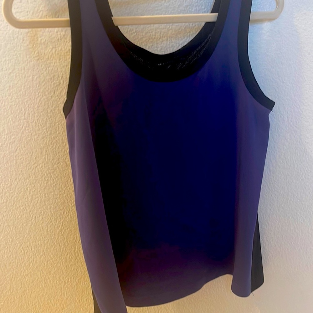 Marc by Marc Jacobs silk and mesh sleeveless blouse